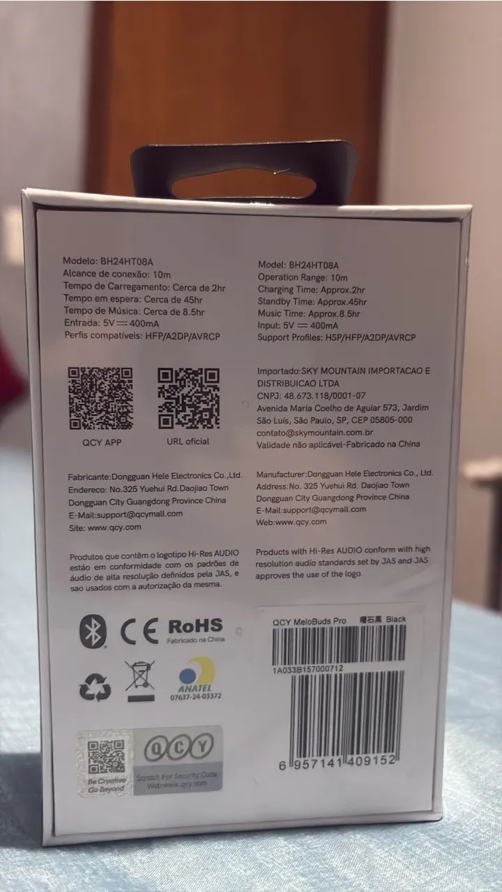 Fone QCY MELOBUDS PRO HT8 Bluetooth  - Foto 2