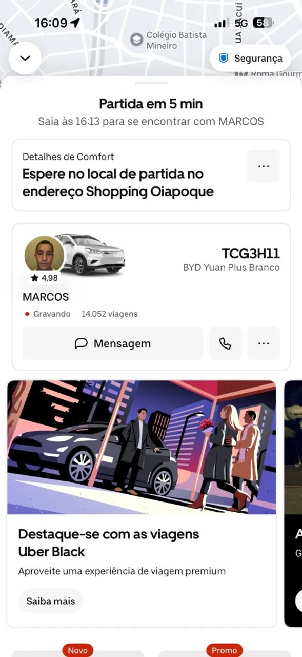 Aluguel de carro elétrico para uber