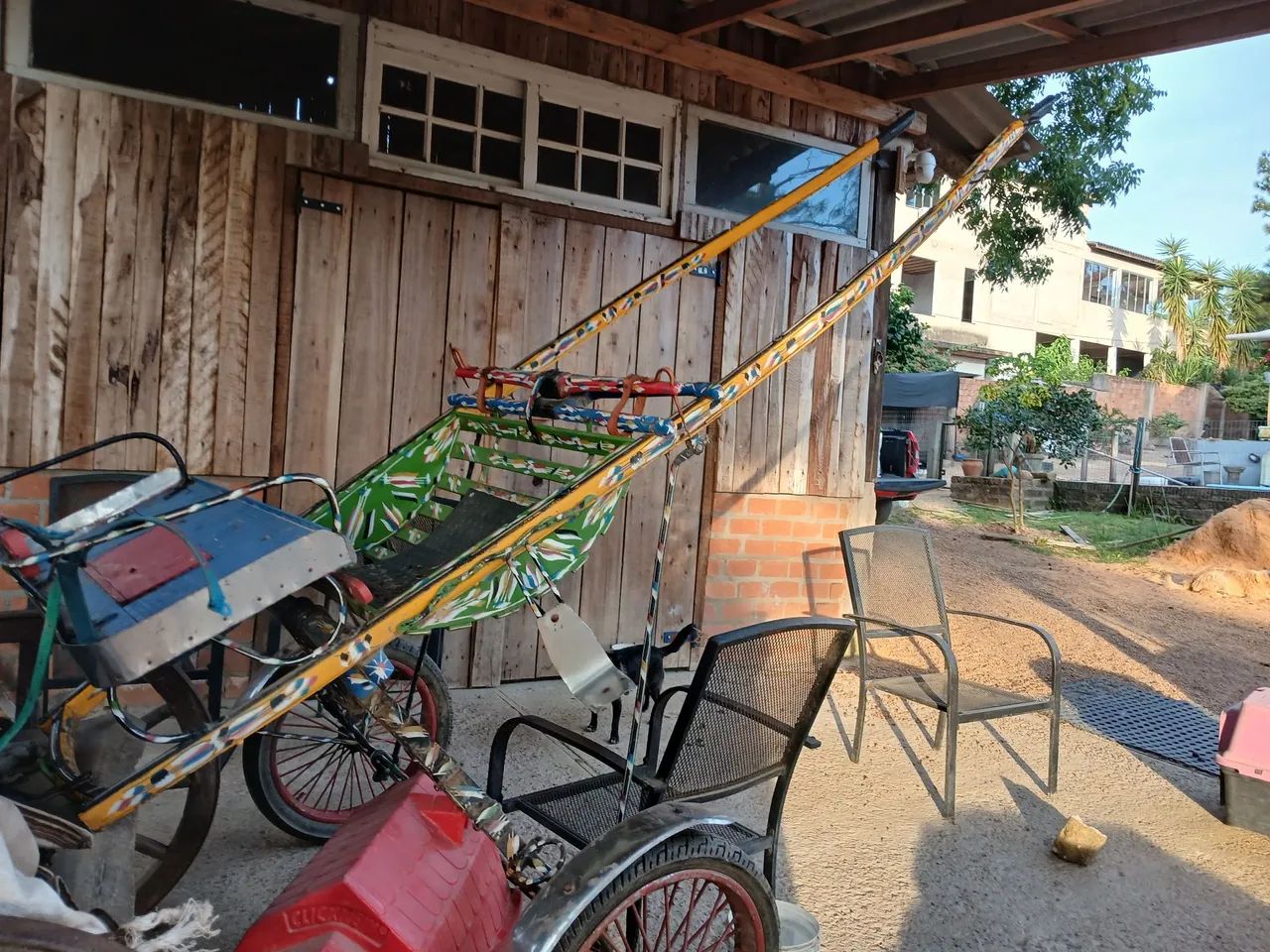 Carreteiro de madeira.  - Foto 2