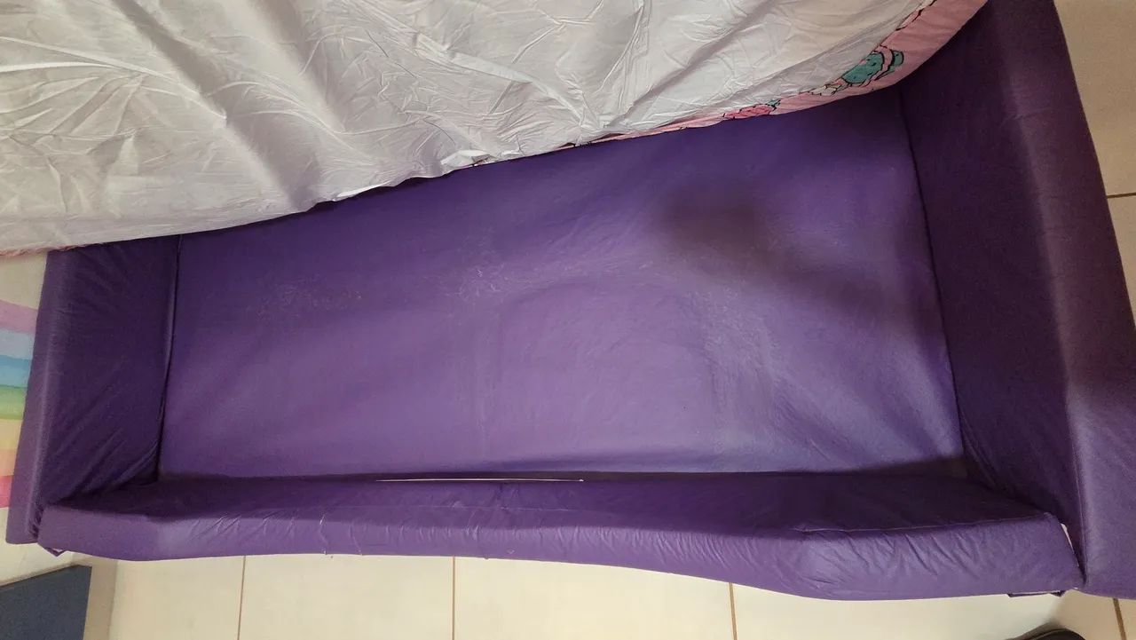 Cama Montessori em espuma e courino - Foto 4