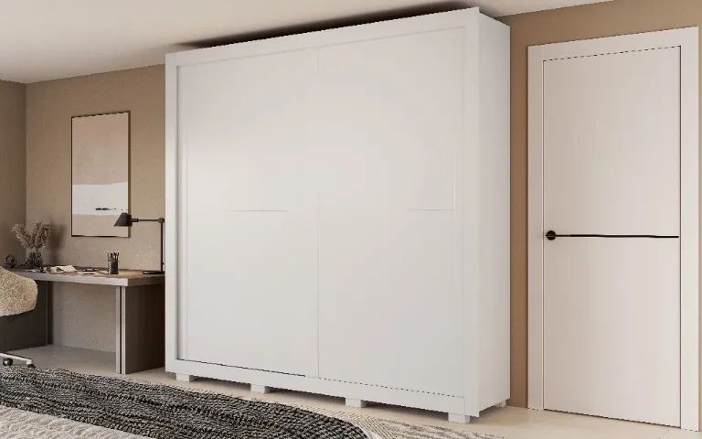 Guarda Roupa Nicole 2 Portas, 100% MDF - ACP - Foto 3