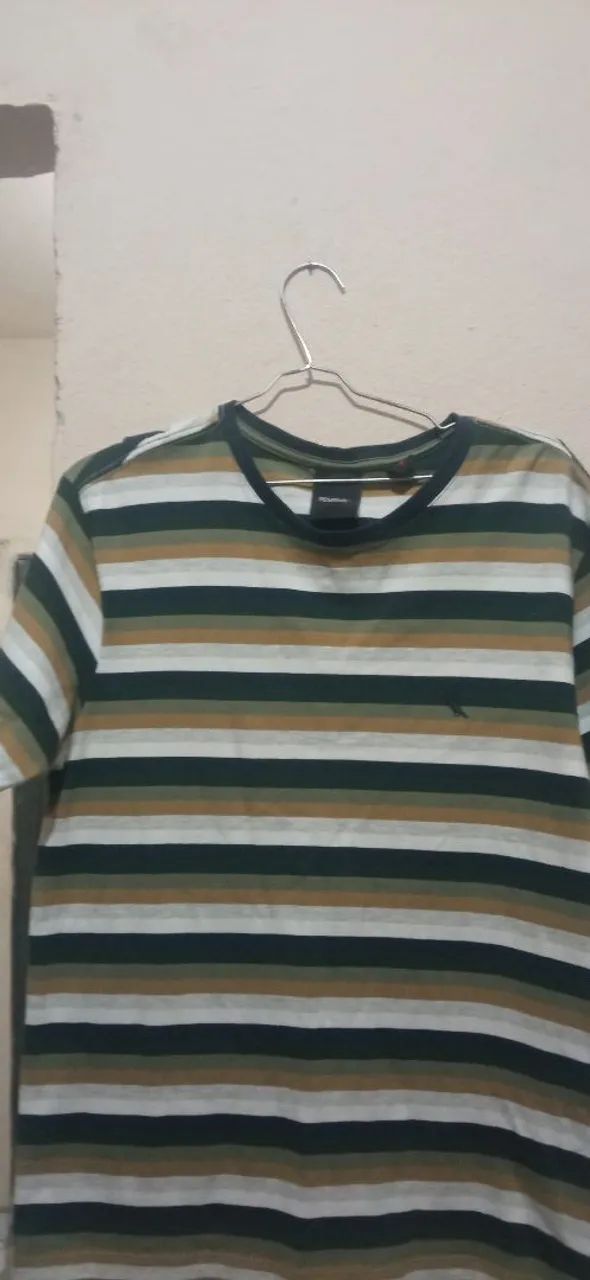 Camisa listrada reserva algodao tamanho p