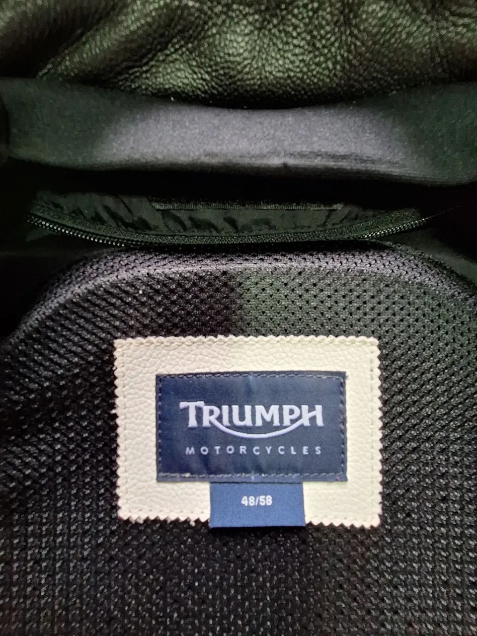 Jaqueta de couro Triumph Motorcycles original  - Foto 4
