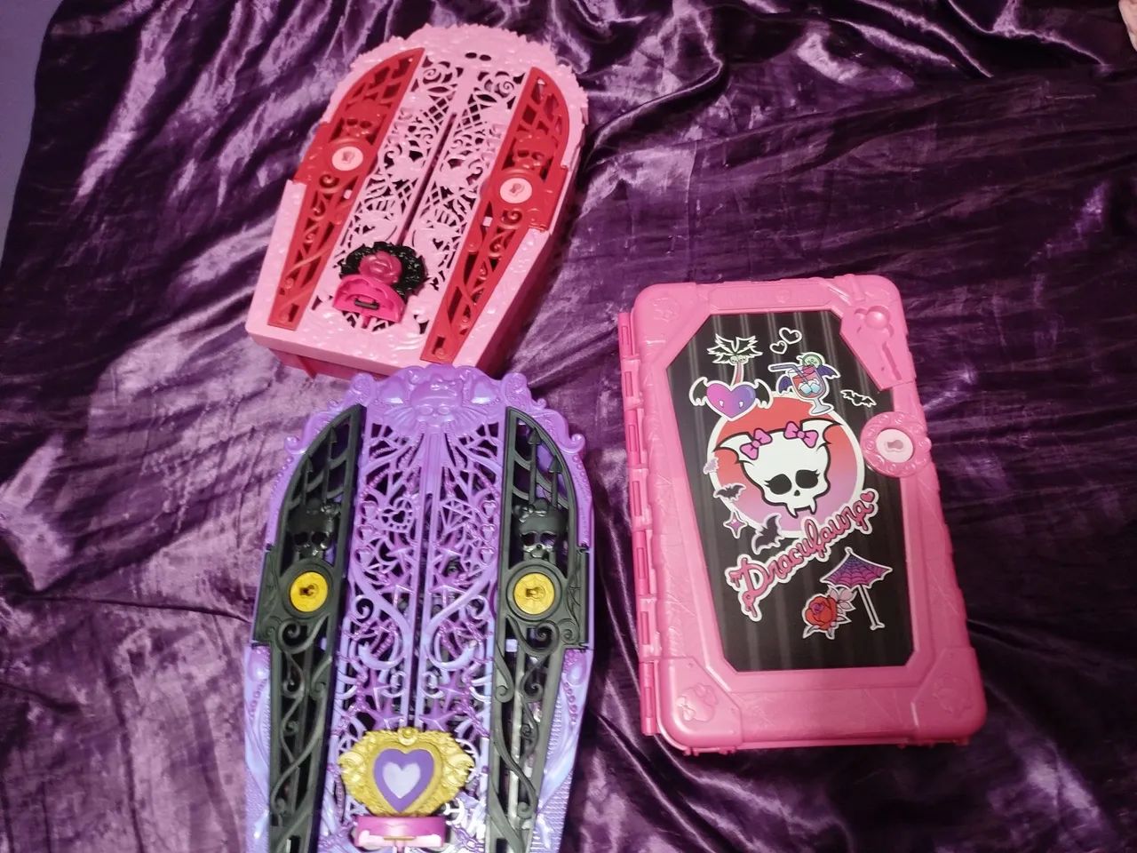 Caixão e Maleta Skulltimate Secrets Monster High 