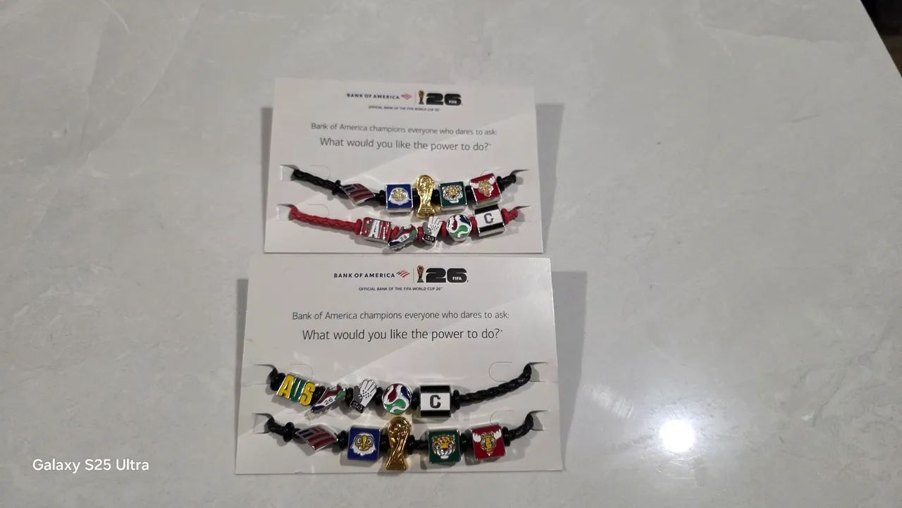 Pulseira copa do mundo 