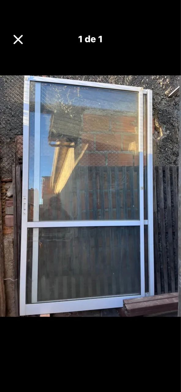 Double-Leaf Glass Door