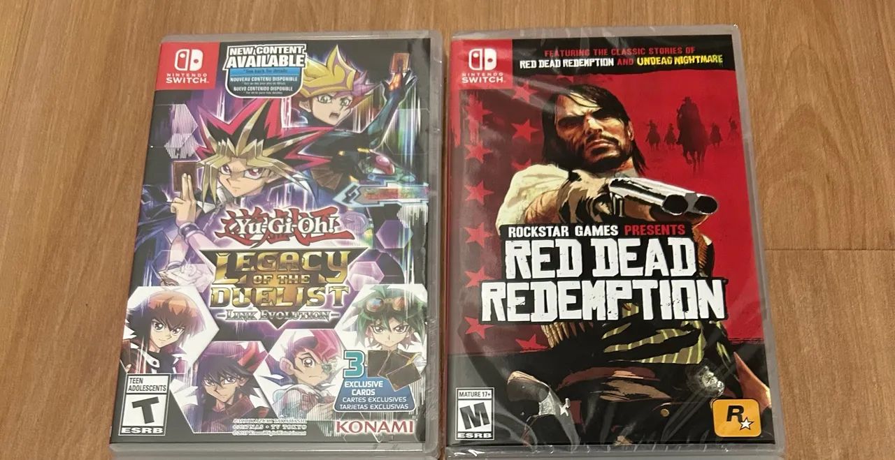 Jogo Nintendo switch - yu Gi oh e red dead redemption