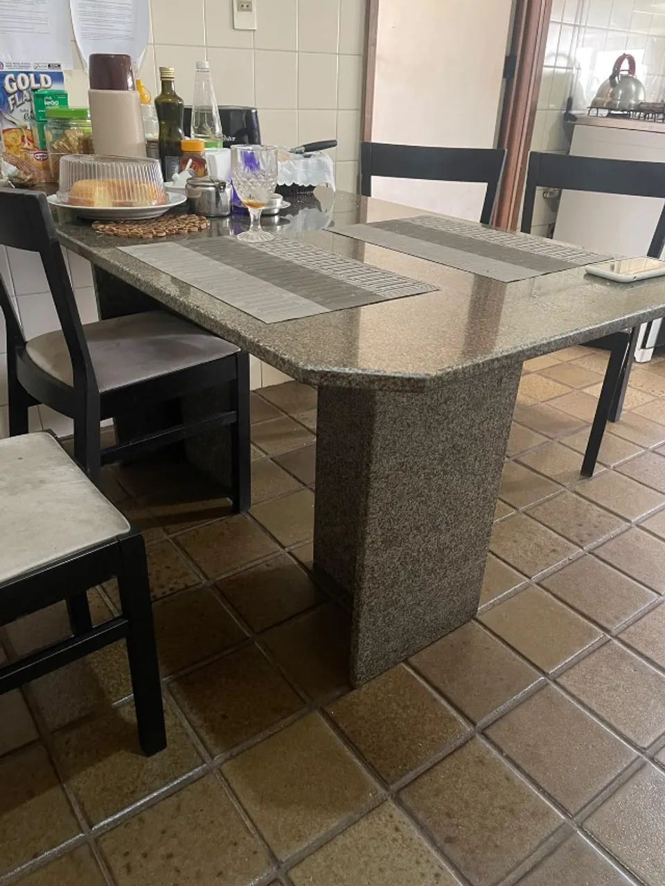 Mesa retangular de granito oportunidade  - Foto 2