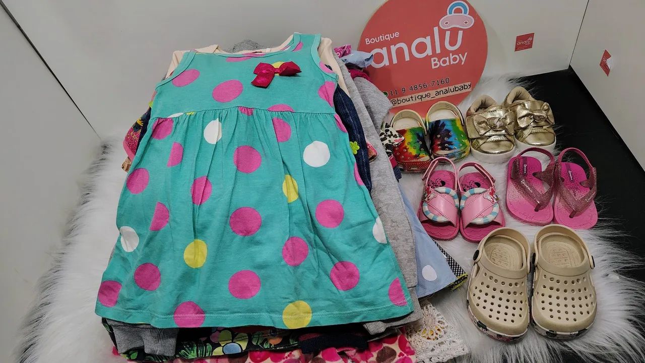 Lote menina 1-2 anos (60 peças)  - Foto 2