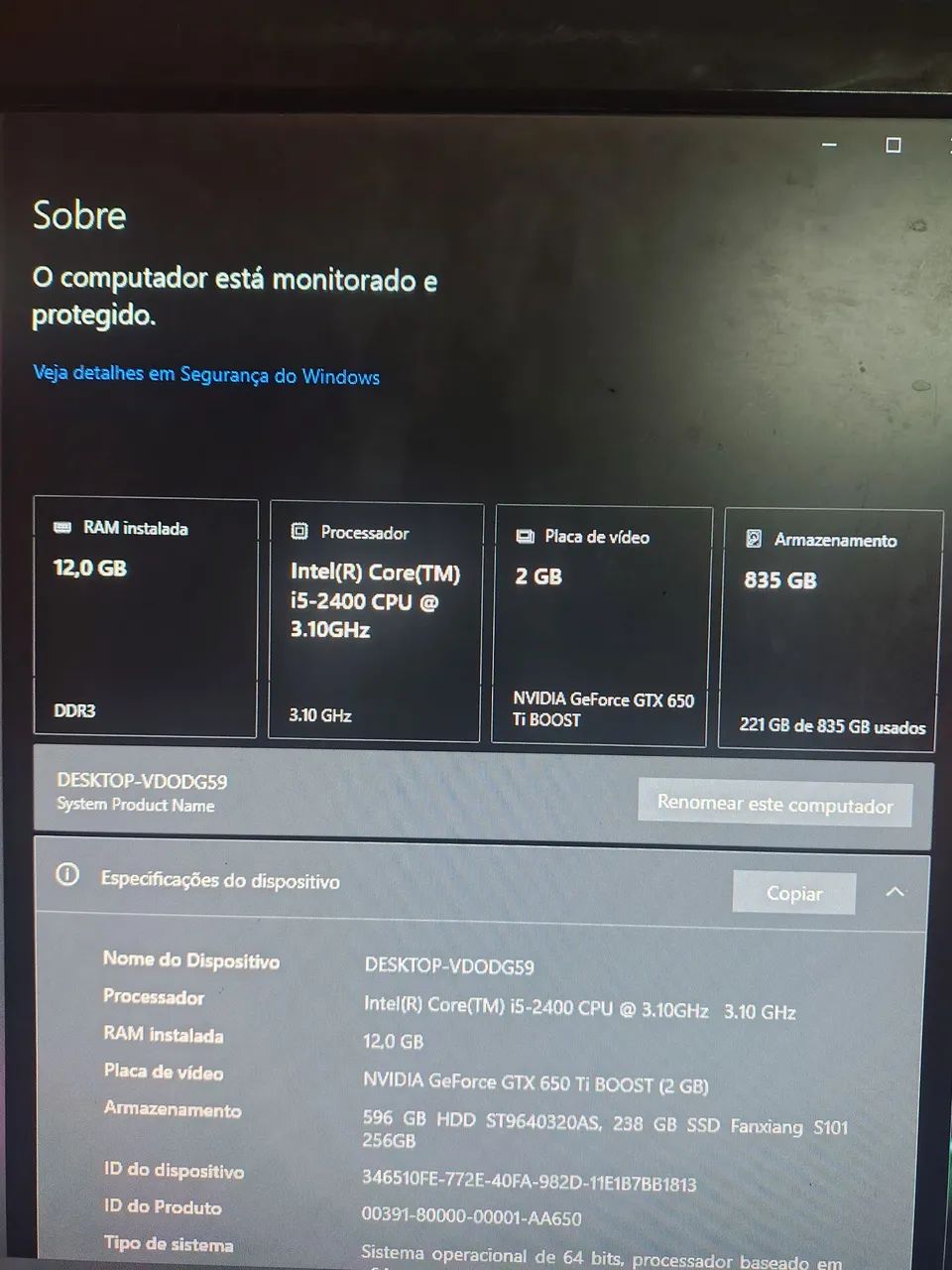 Vendo PC Gamer Core i5 - Foto 4