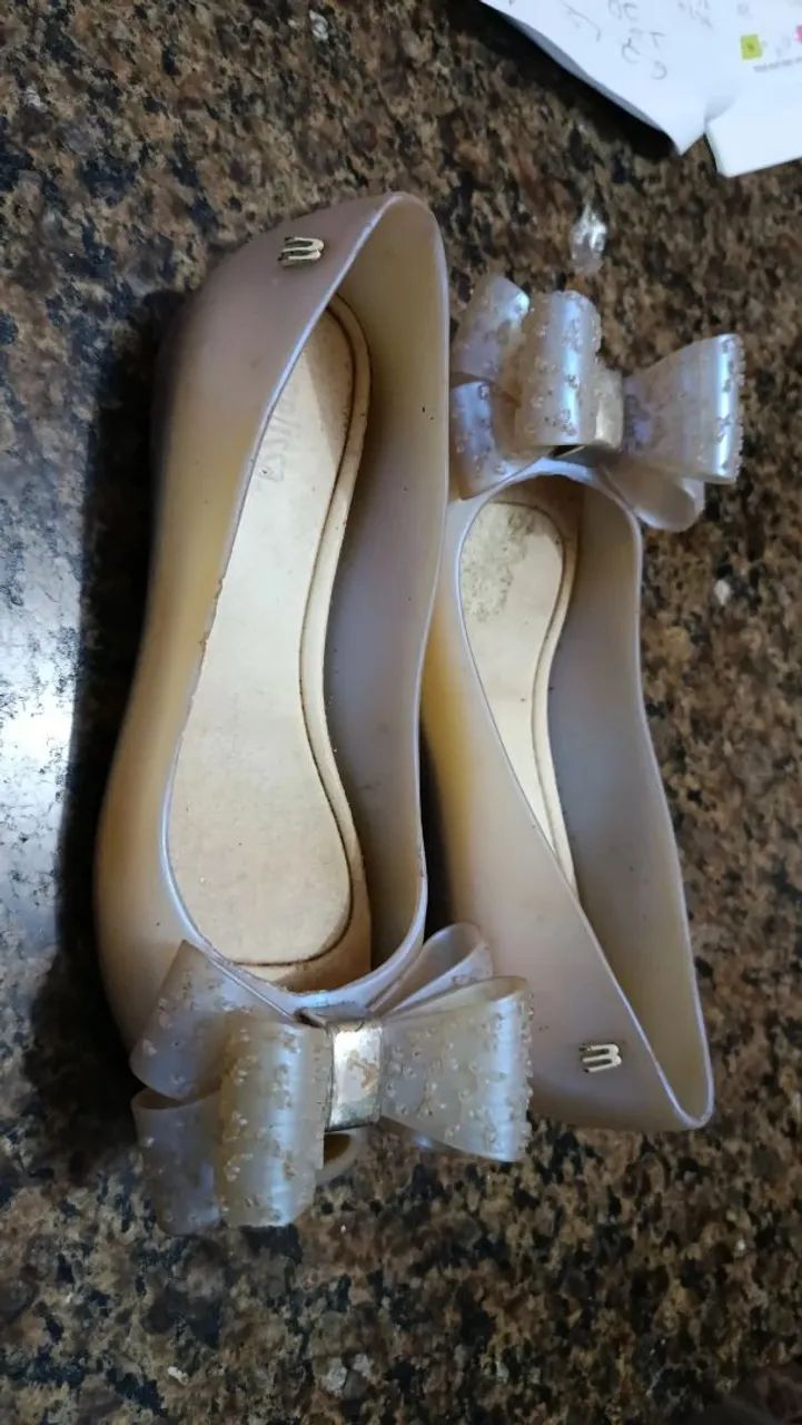 Sapatilha Melissa original perolada, número 35 - Foto 5
