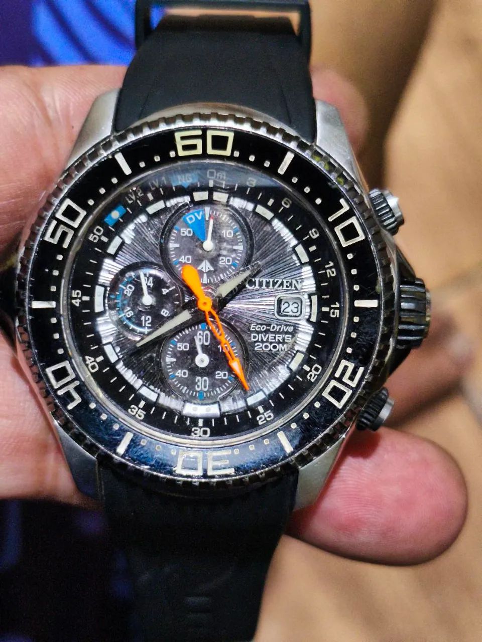 Relógio Citizen cronógrafo leia descrição  - Foto 3