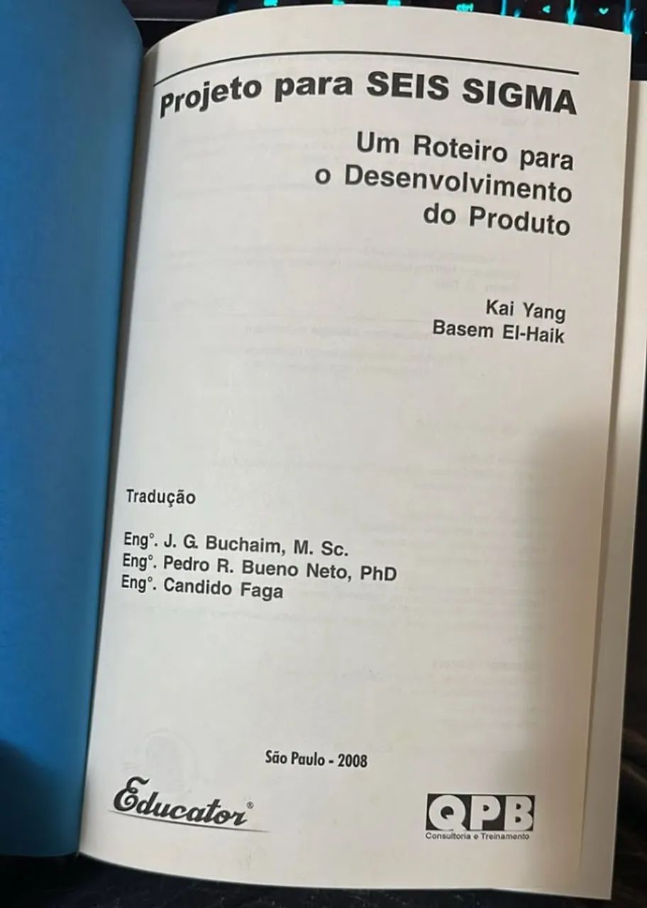 Livro "Projeto para Seis Sigma" - Foto 4