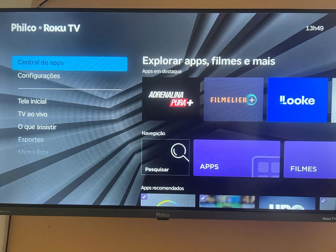 Smart TV Philco semi nova perfeita com nota fiscal! Aceito cartão 