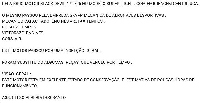 Paramotor BalckDevil REVISADO + Asa com LAUDO + Paraquedas reserva + Capacete  - Foto 4