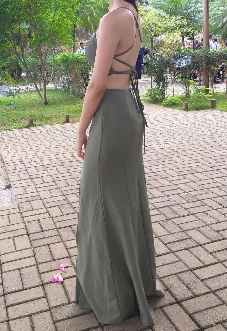 Vestido verde oliva - Foto 2