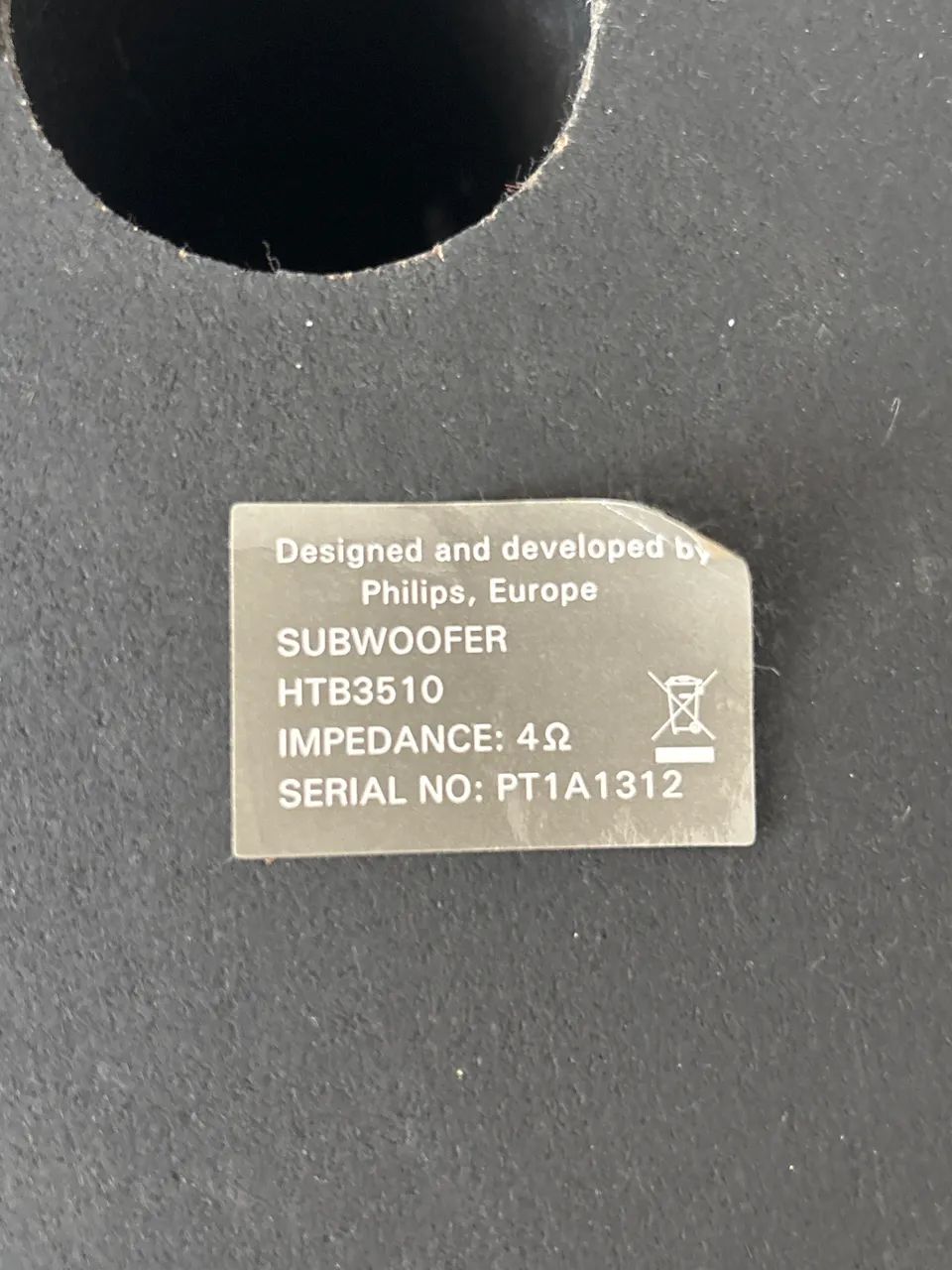 Subwoofer Philips 