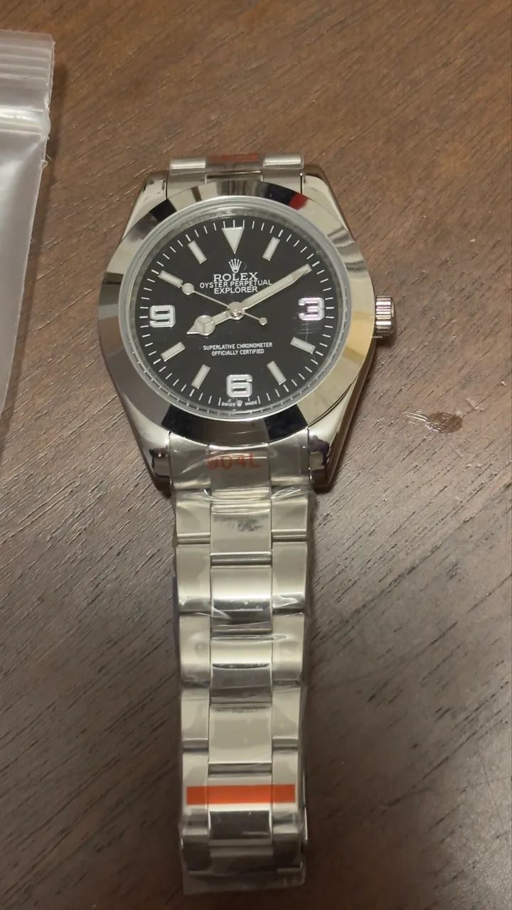 Rolex Explorer I 40mm zero sem uso