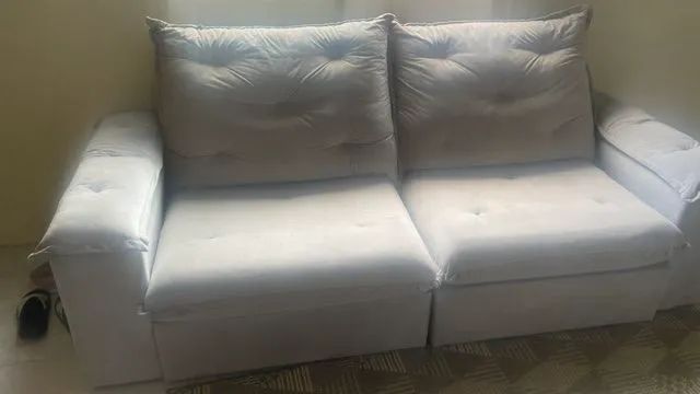 vendo sofá retrátil 4 lugares 