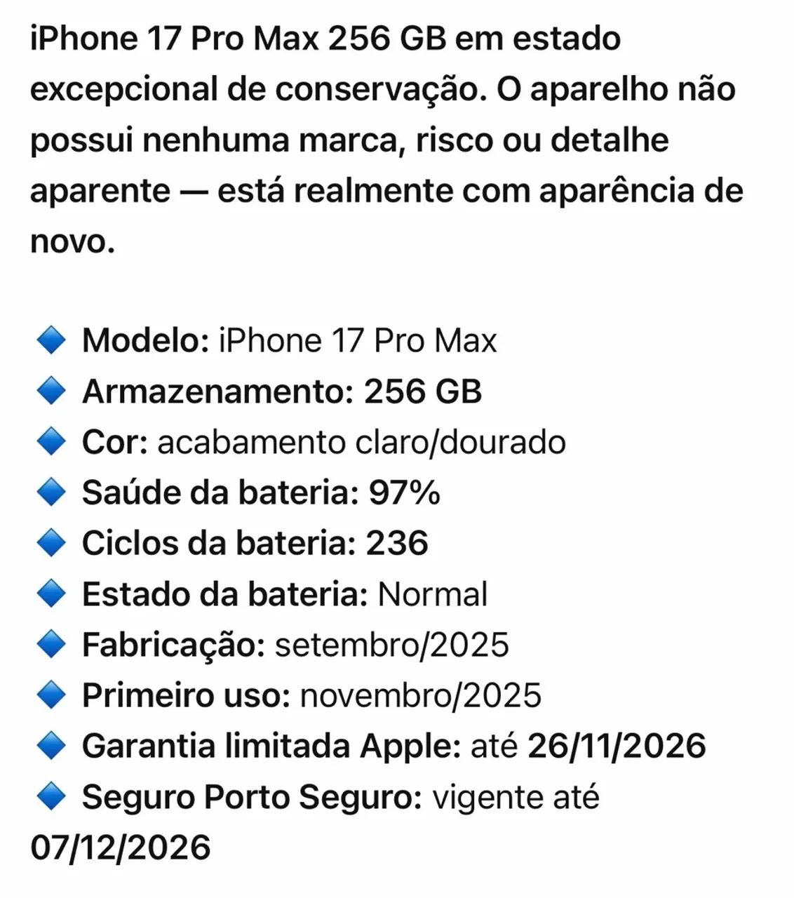Iphone 17 PRO MAX - Foto 4
