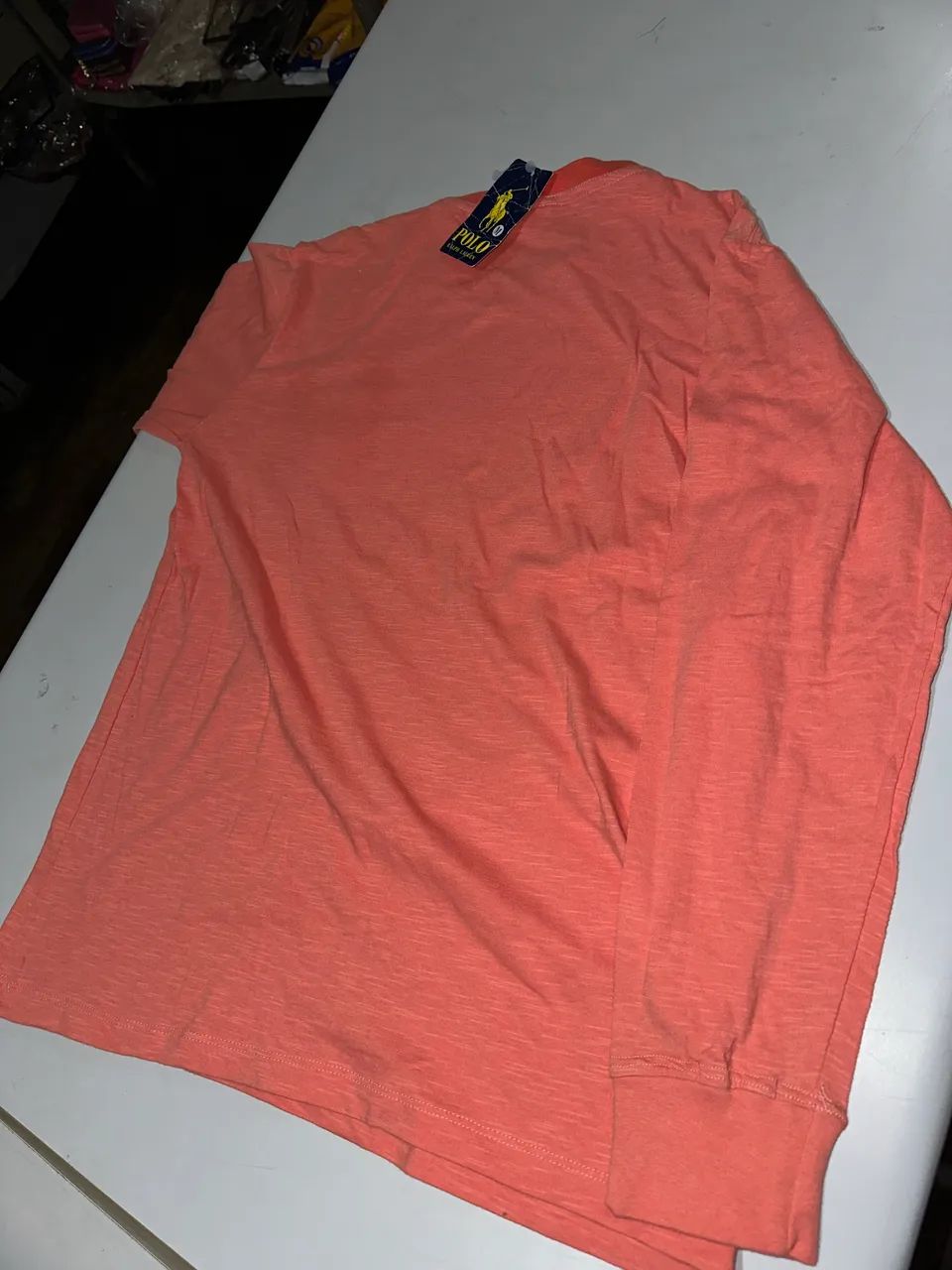 Manga Longa Polo Ralph Laurent - Foto 4