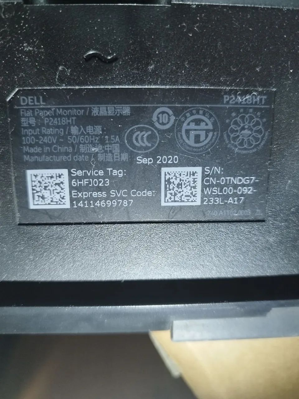 Monitor Touch Dell P2418HT 24? Completo com Base + Cabos - Foto 3