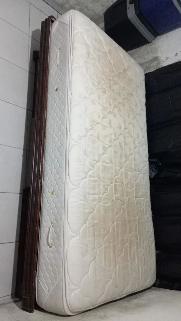 Cama solteiro madeira imbuia  - Foto 4