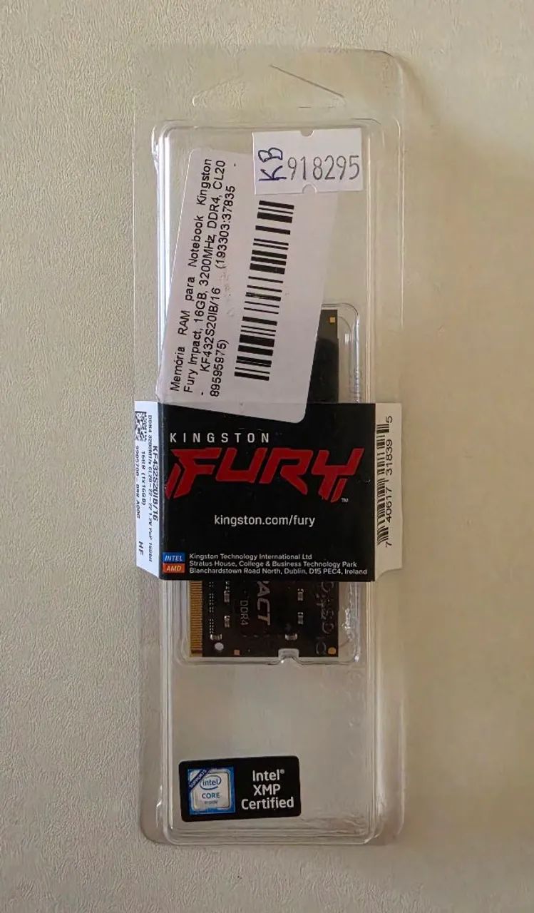 Memoria Kingston Fury Impact DDR4-16 GB. - Memória RAM - Vila