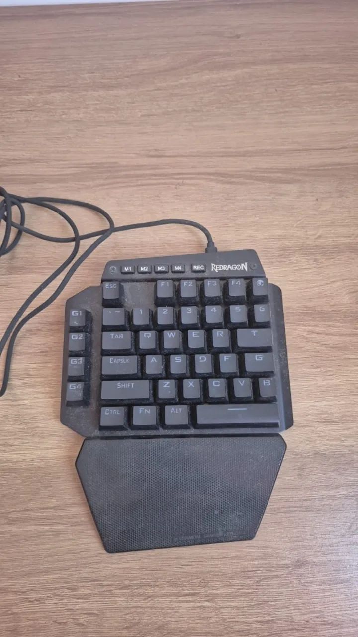 Teclado one hand redragon switch blue