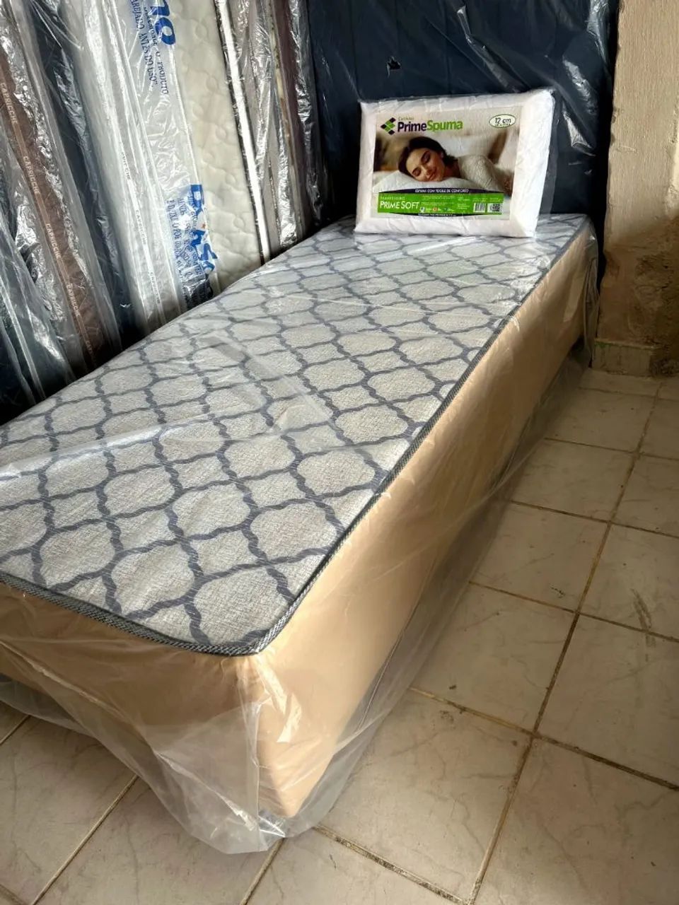 Cama Box Solteiro - Nova - Foto 2