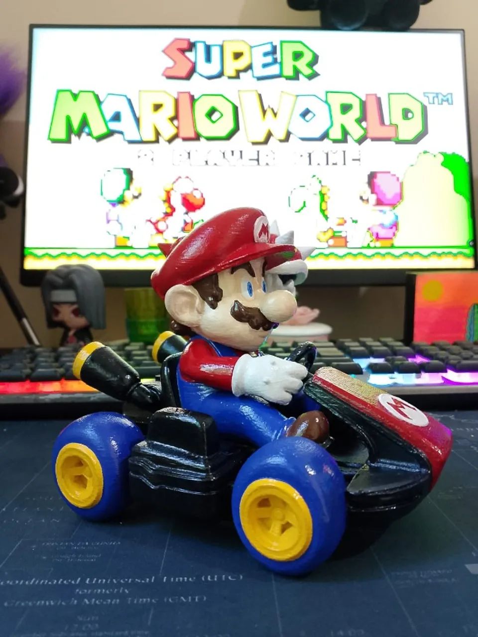  Action Figure Mario no Kart - Impressão 3D Artesanal - Foto 3