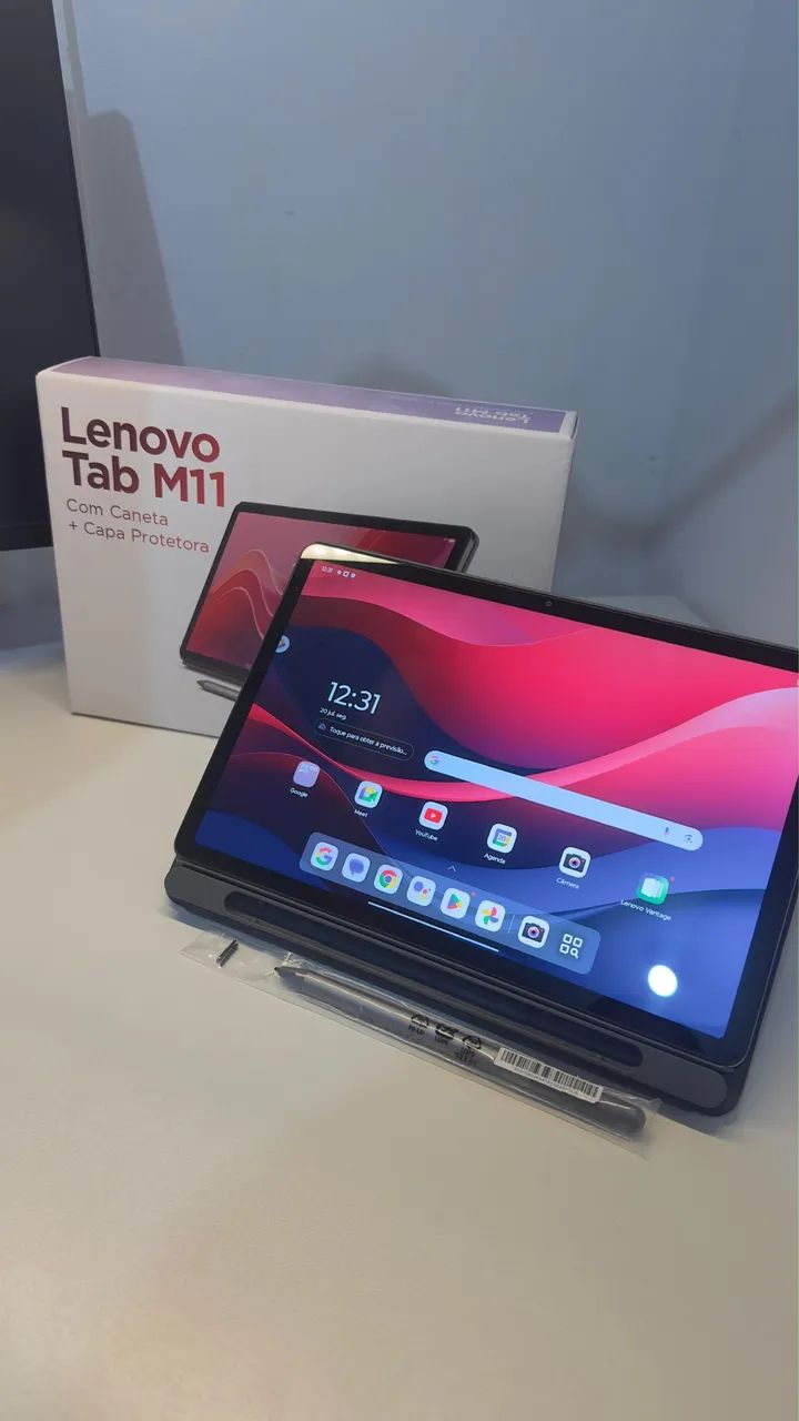 Seminovo Tablet Lenovo Tab M11 Com caneta e carregador original 