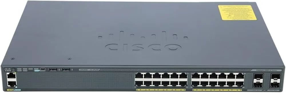 Switch Cisco Catalyst 2960x 24 Portas Gigabit 4Sfp 