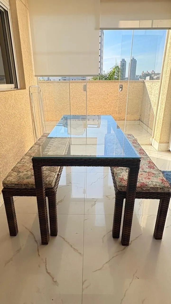 Mesa de vidro para área Gourmet  - Foto 2
