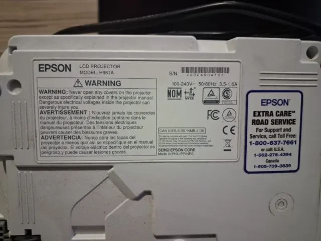 Projetor Epson Powerlite E20 Semi-novo - Foto 3
