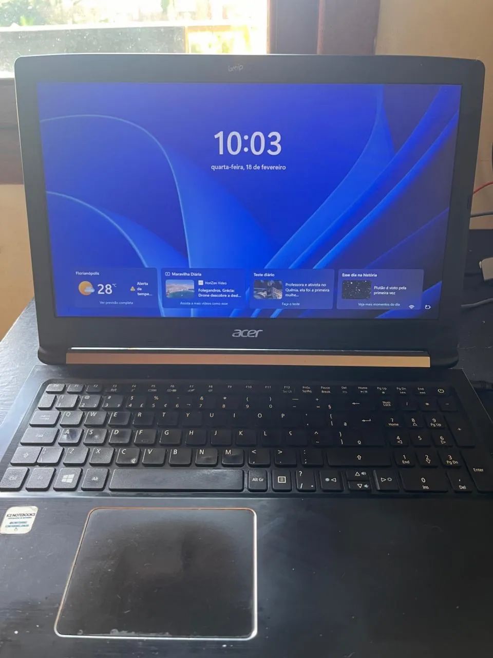 Notebook Acer 22" I5 1TB 8gb