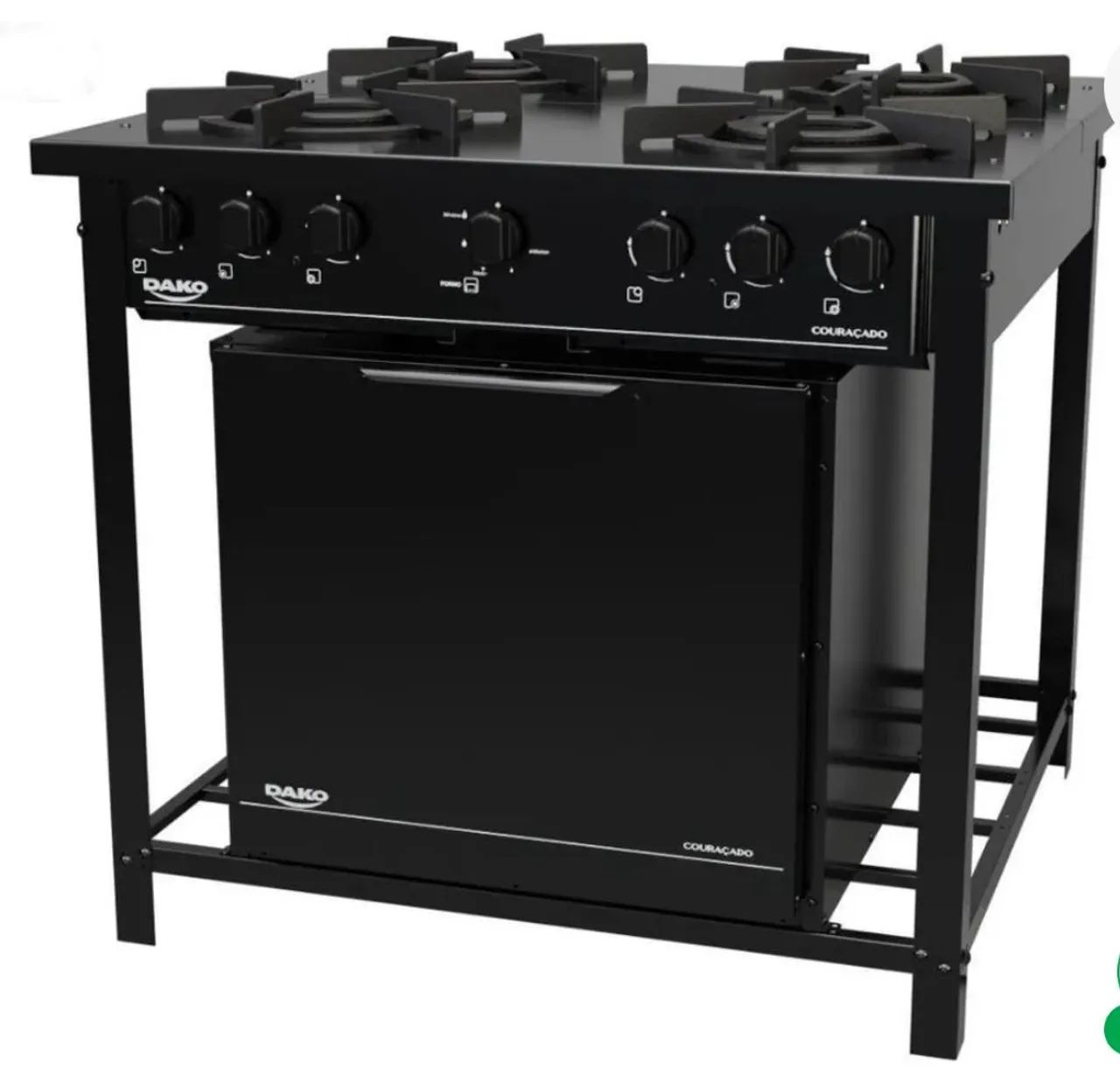 Fogão Industrial 4 bocas DAKO com forno a gás 