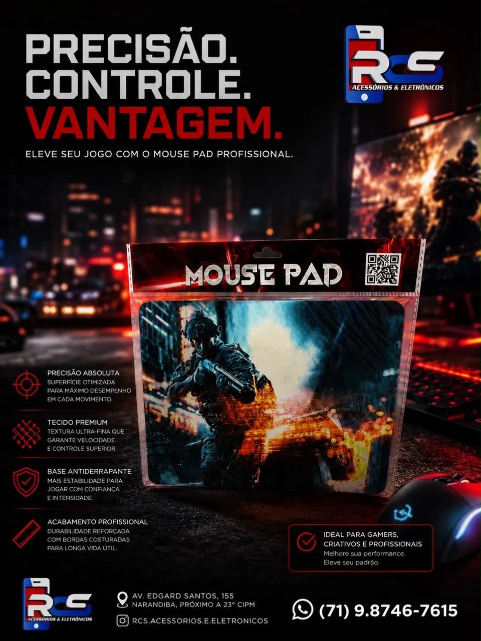 Mouse pad gamer