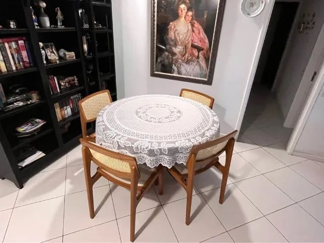 6 Cadeiras: madeira maciça com palinha - Foto 2