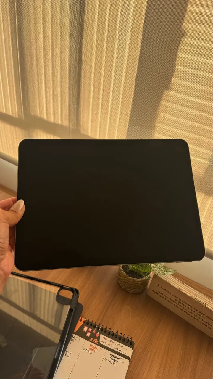 iPad Air M1 5ª Geração 64GB Azul - Impecável - NF - Foto 3