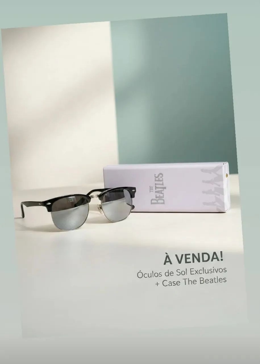 Óculos de Sol Chilli Beans - Coleção The Beatles + Case Exclusiva