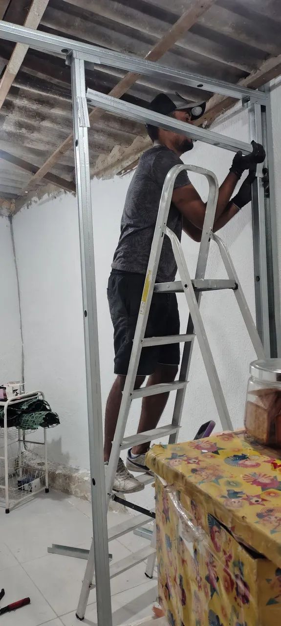 Rebaixamento e paredes em drywall e pinturas