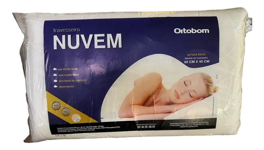 Travesseiro Nuvem Ortobom - Entrega Grátis Fortaleza - Foto 2