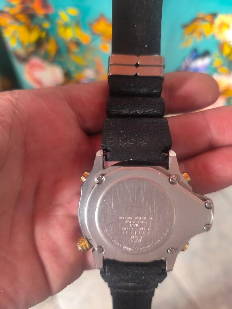 Relógio Citizen Aqualand CO22 Série Ouro 1986 *No estado* parado.  - Foto 3