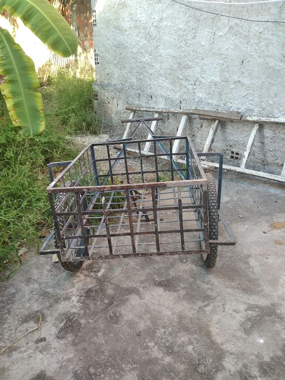 Carroça de ferro antiga relíquia  - Foto 4