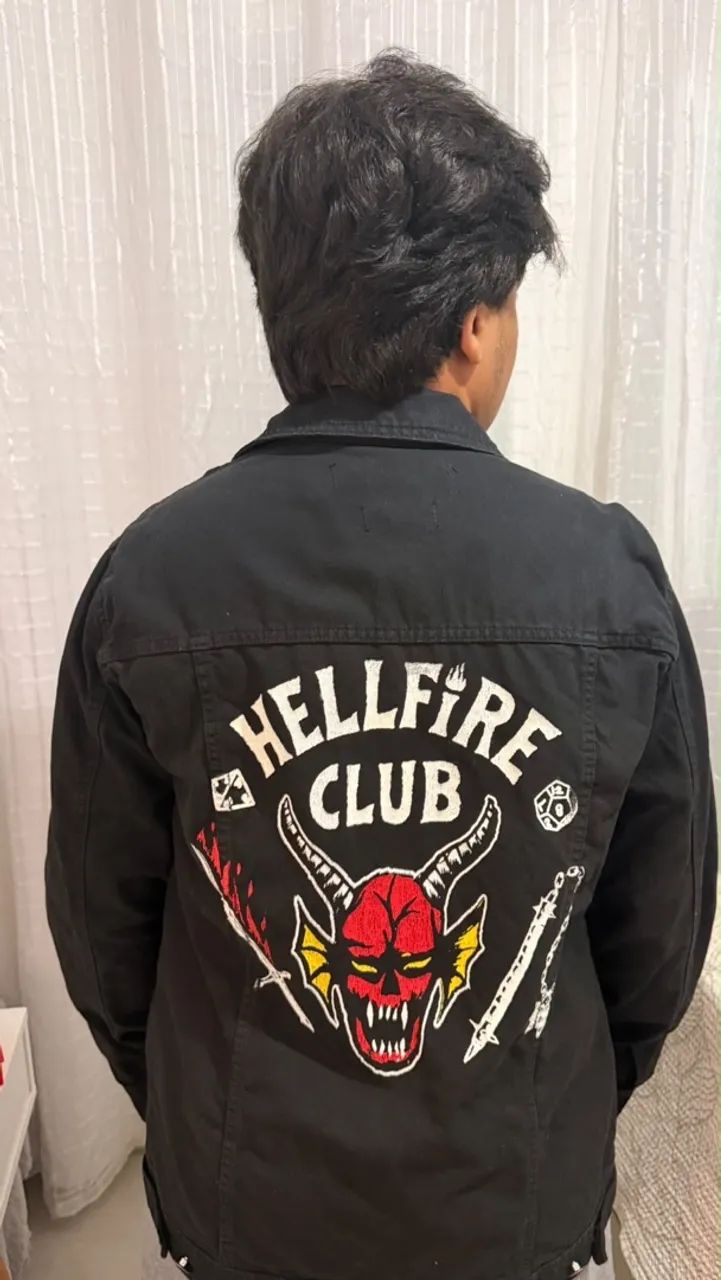 Jaqueta Hellfire Club Stranger things - Foto 3