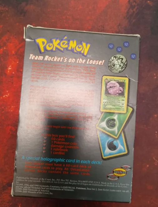 Pokemon Team Rocket Devastation Theme Deck Wizards Of The Coast WOTC - Foto 2