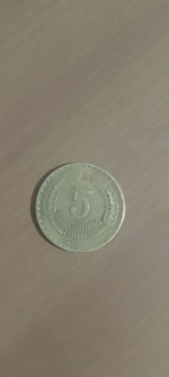 Moeda de 5 centésimos 1966