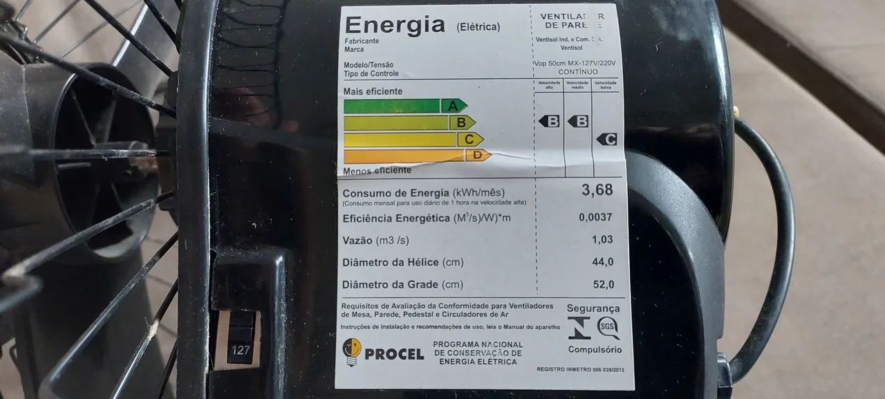 Ventilador Ventisol 50cm - Foto 3