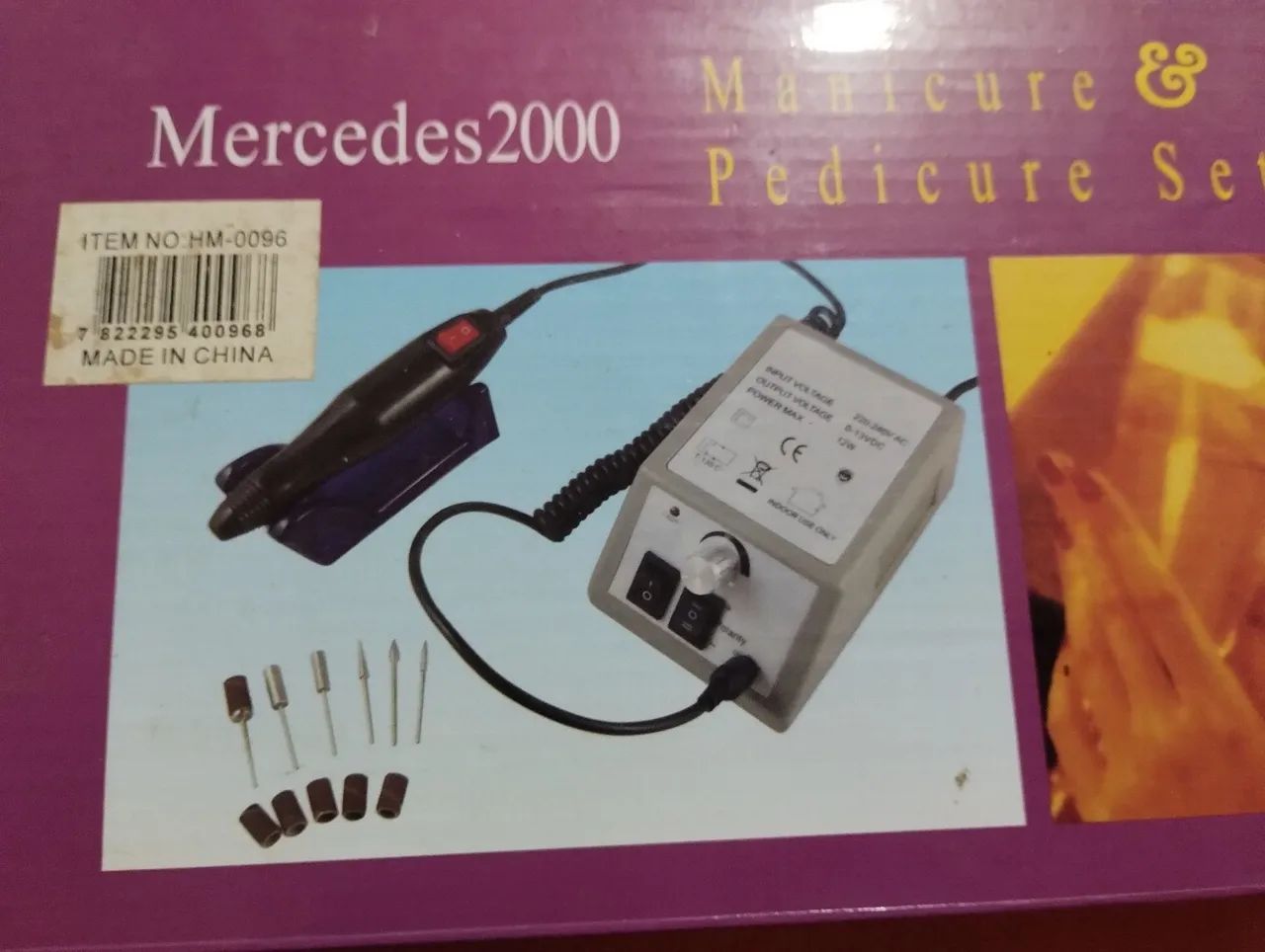 Lixa elétrica de unhas 